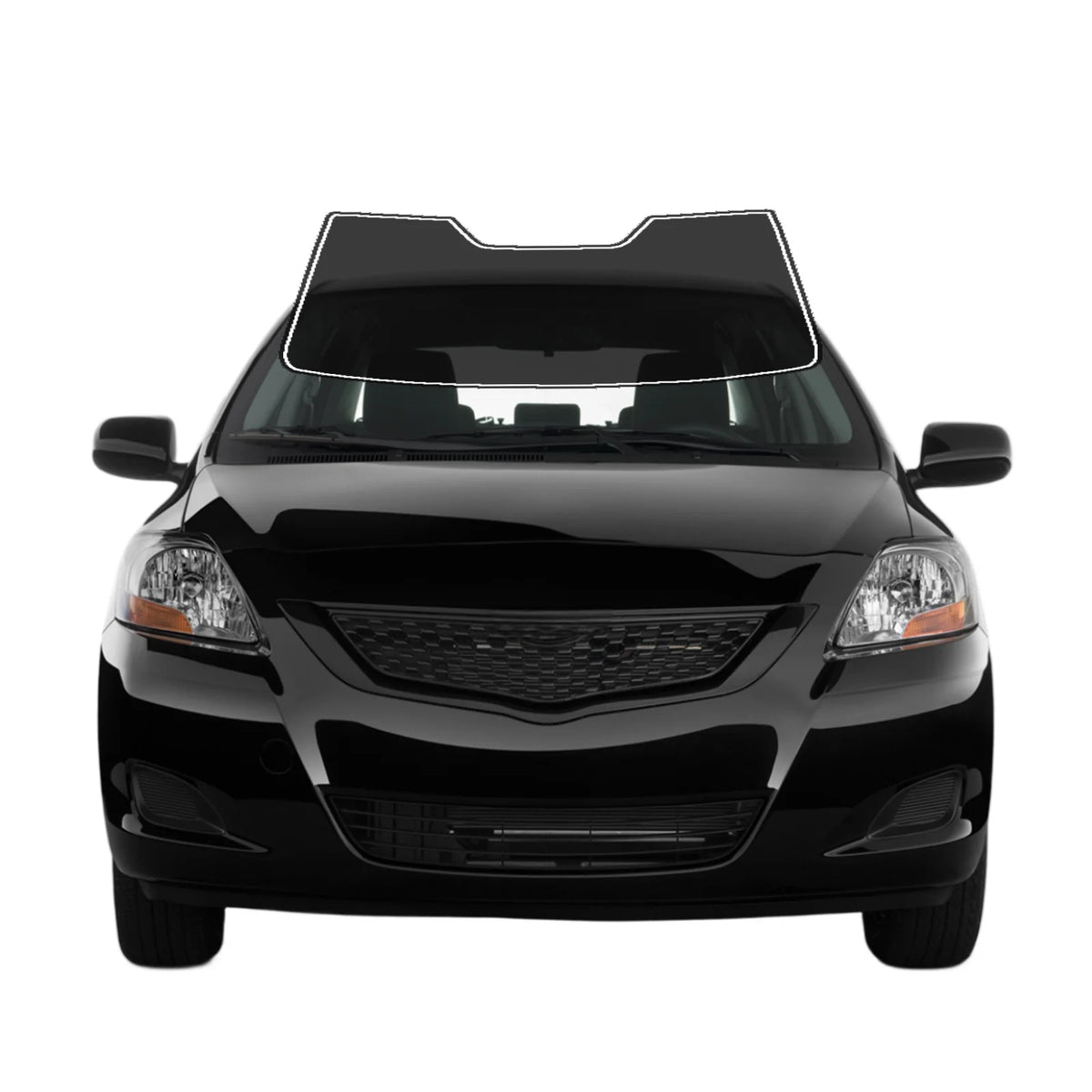 Precut Window Tint Kit for Toyota Yaris Sedan (2007–2011) | UV Block & Privacy Film