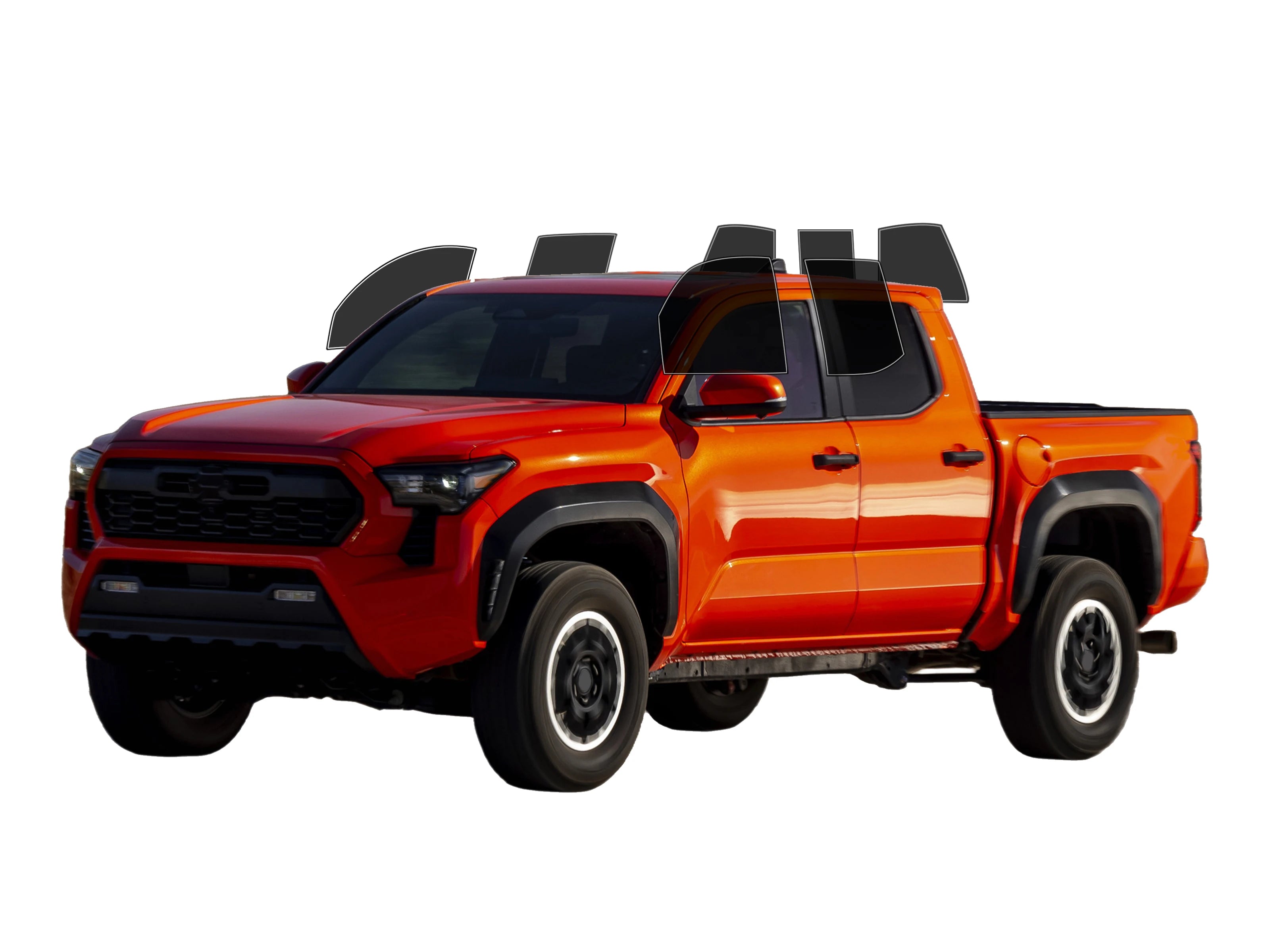 Precut Window Tint Kit for Toyota Tacoma Double Cab (2024–2026) | UV Block & Privacy Film