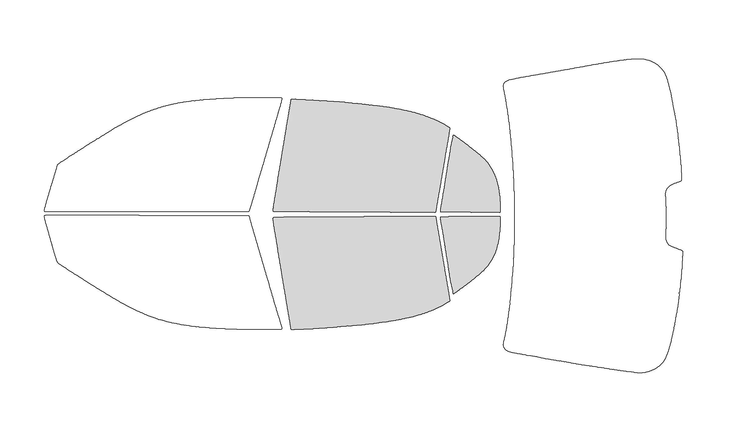 Precut Window Tint Kit for Honda Civic Sedan (2001–2005) | UV Block & Privacy Film