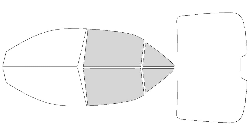 Precut Window Tint Kit for Toyota Corolla (2009–2013) | UV-IR Block & Privacy Film