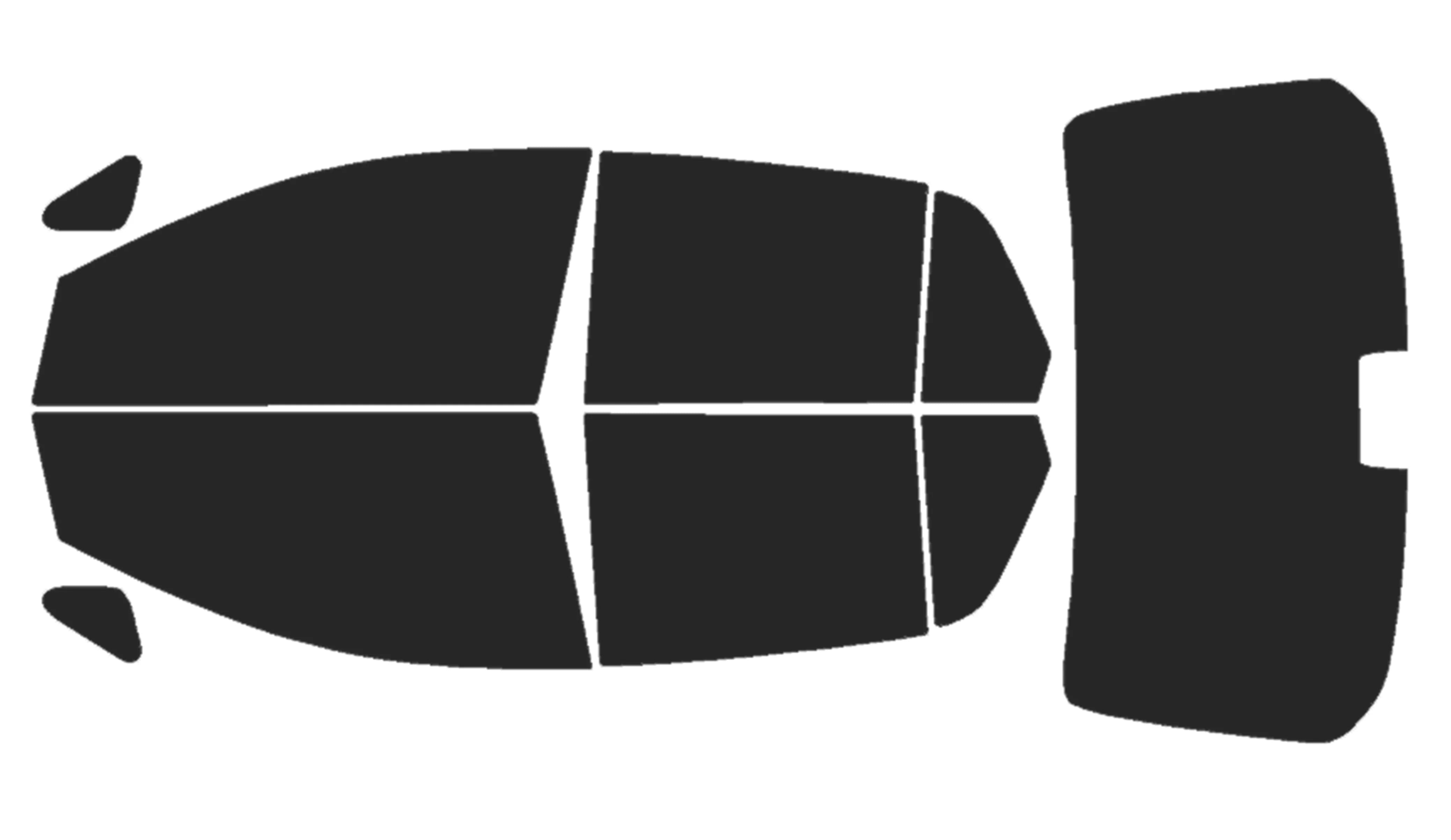 Precut Window Tint Kit for Nissan Versa Sedan (2007–2011) | UV Block & Privacy Film