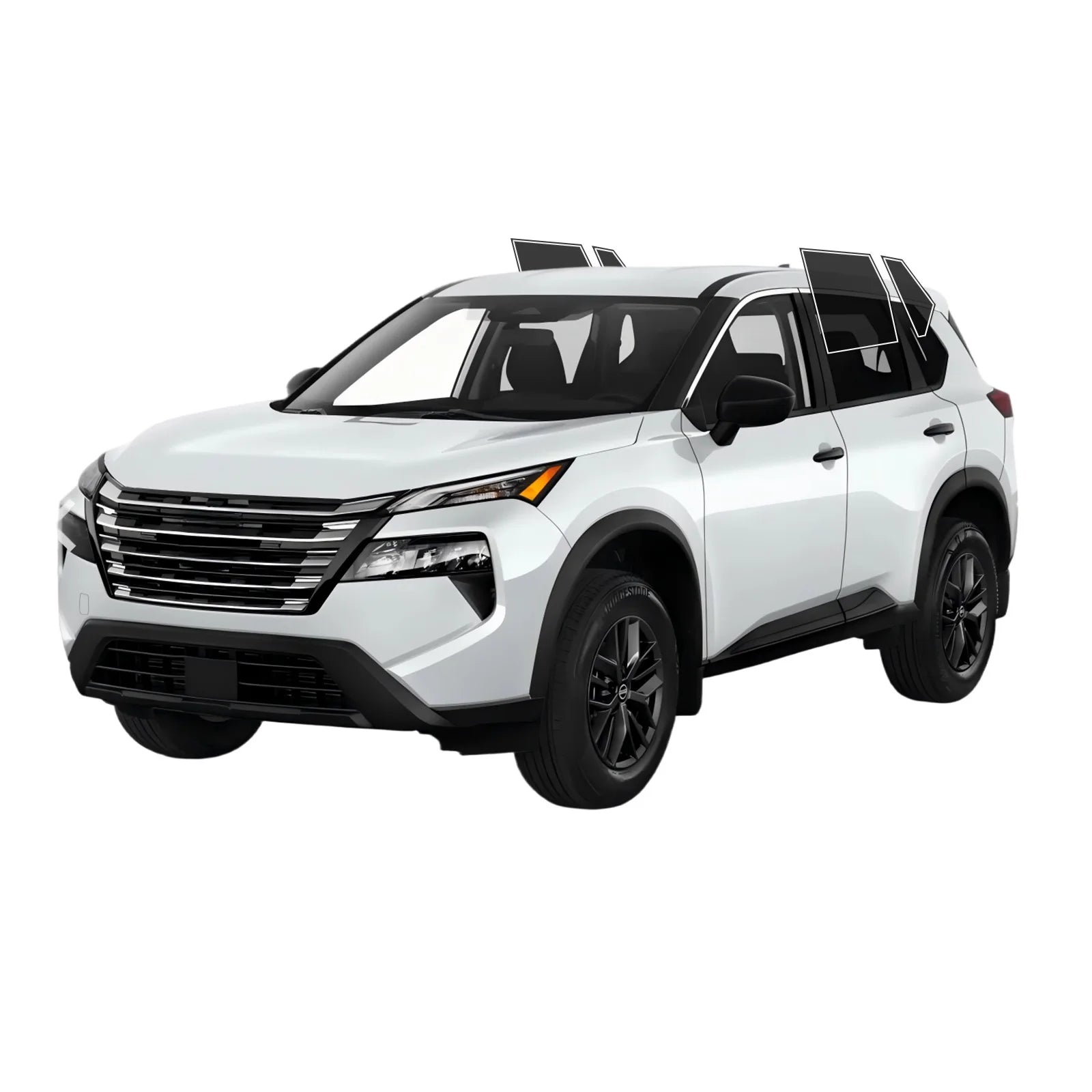 Precut Window Tint Kit for Nissan Rogue (2008–2025) | UV Block & Heat Rejection Film