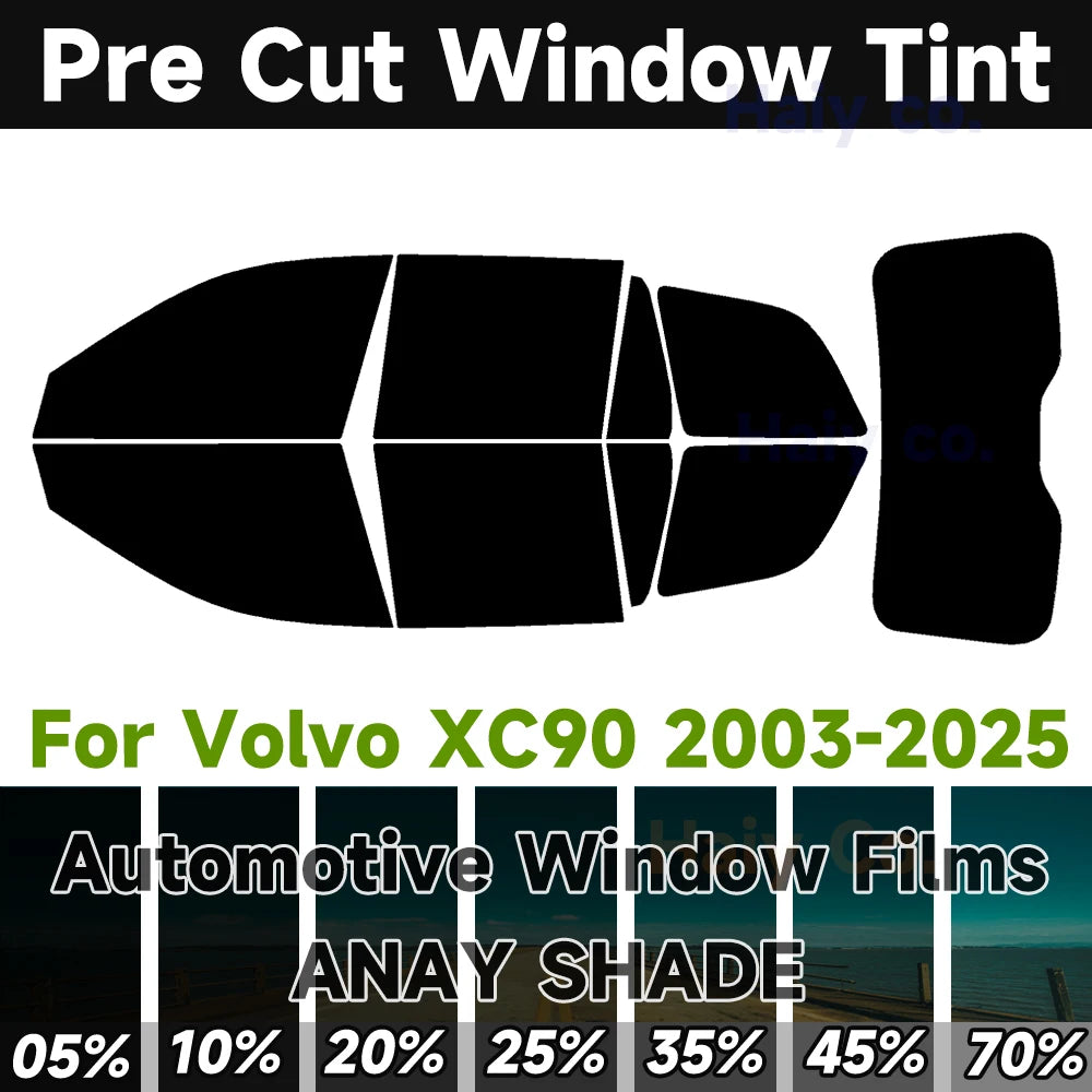 Precut Window Tint Kit for Volvo XC90 (2003–2025) | UV Block & Privacy Film
