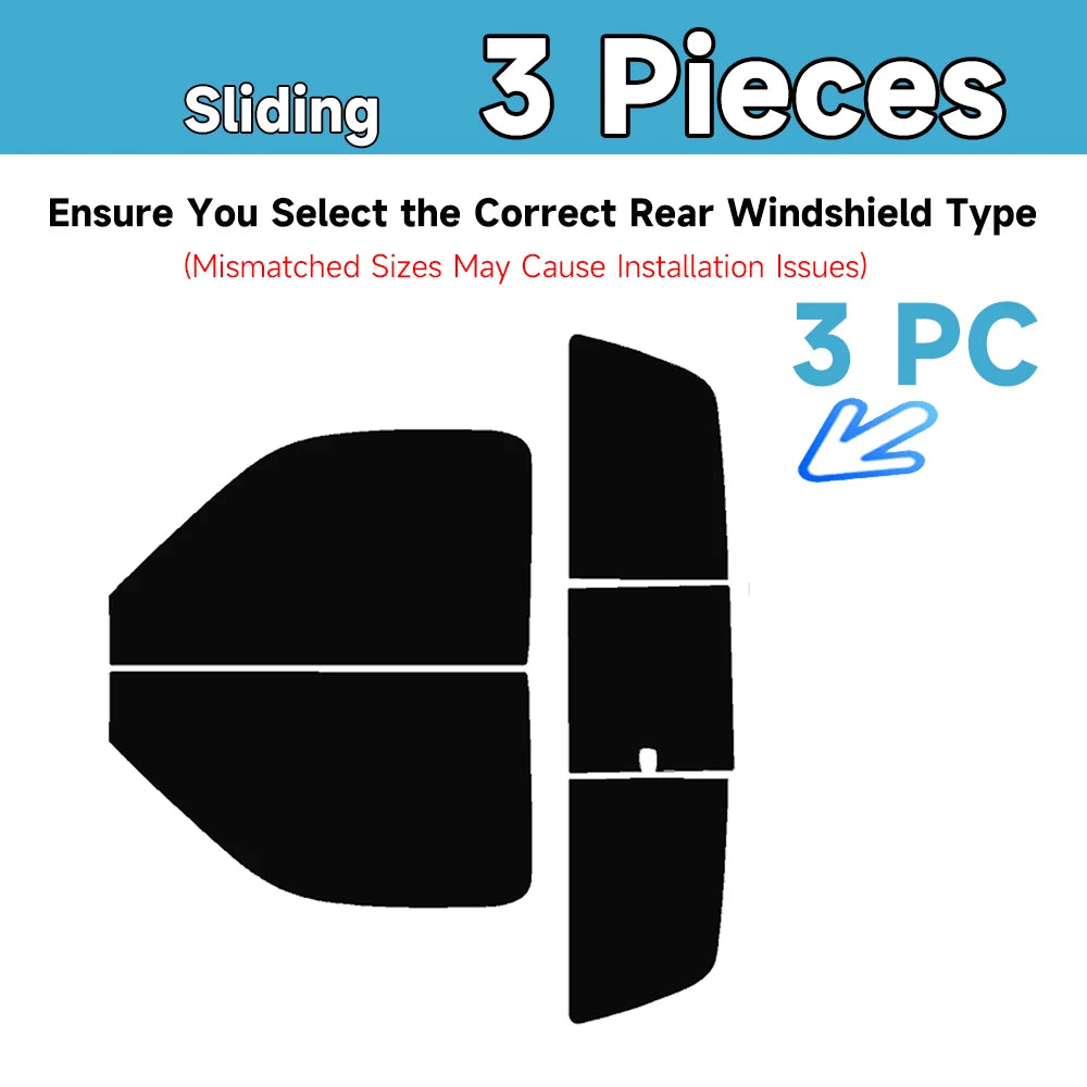 Precut Window Tint Kit for Toyota Tundra Regular Cab (2000–2006) | UV Block & Privacy Film