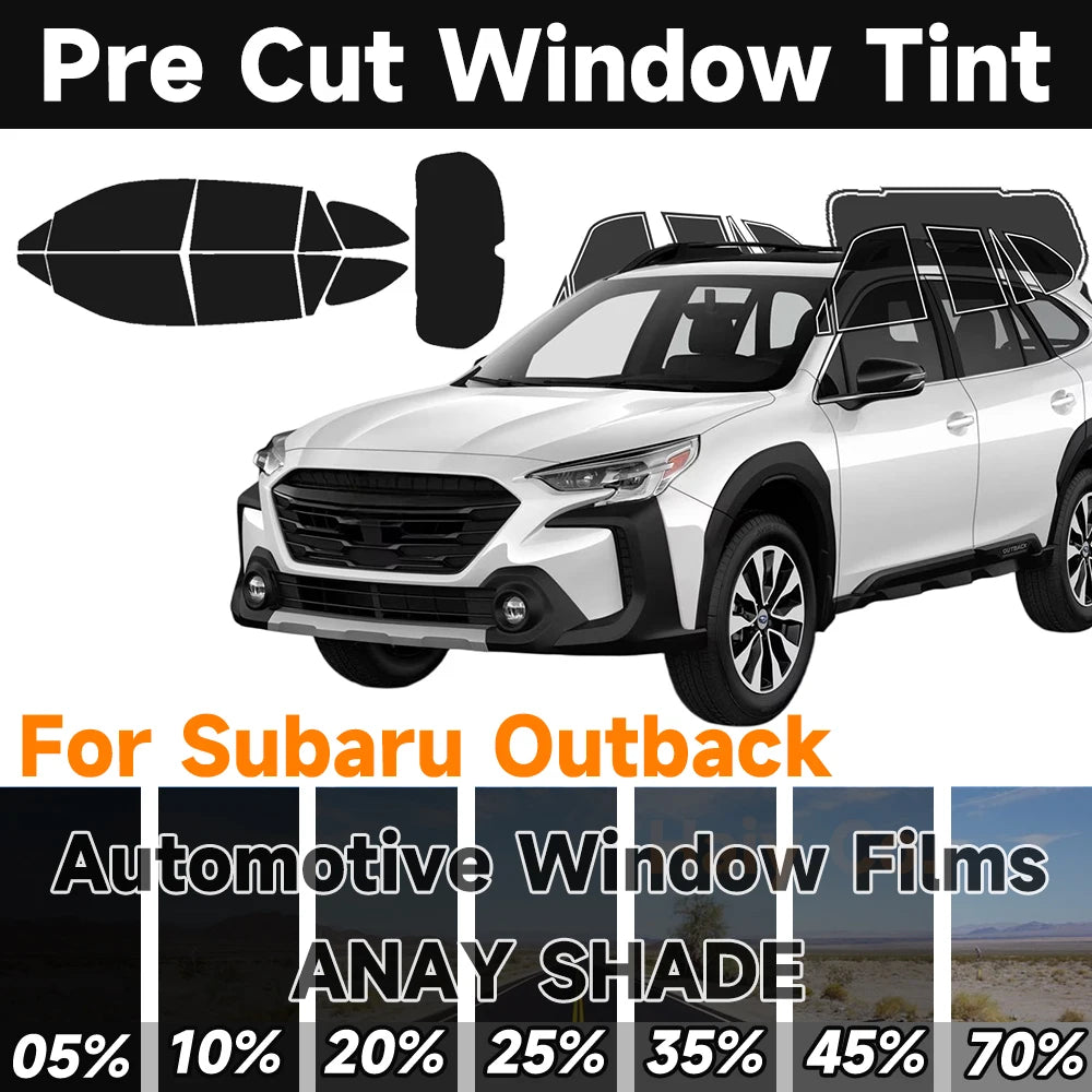 Precut Window Tint Kit for Subaru Outback (2000–2025) | UV Block & Privacy Film