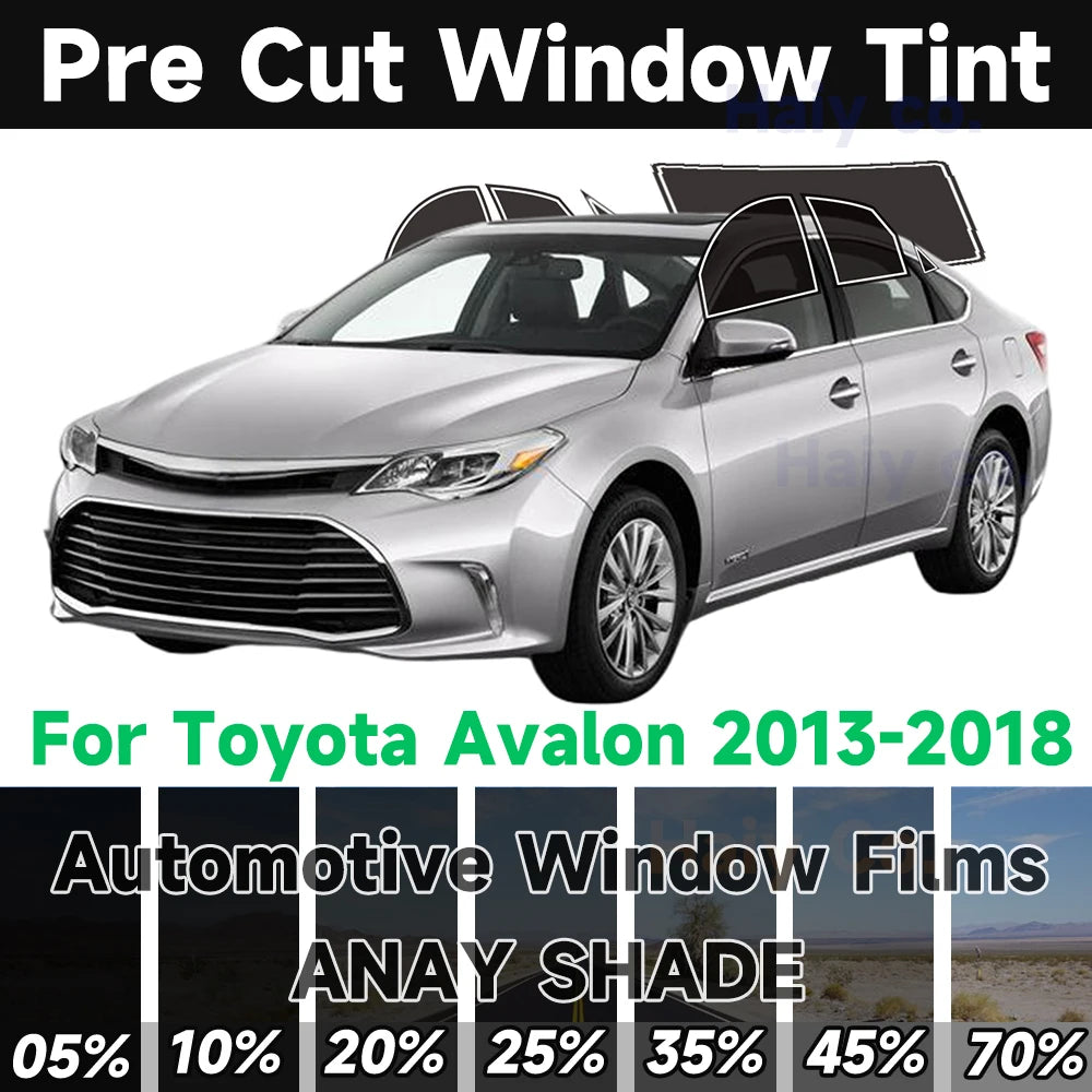 Precut Window Tint Kit for Toyota Avalon (2013–2018) | UV Block & Privacy Film