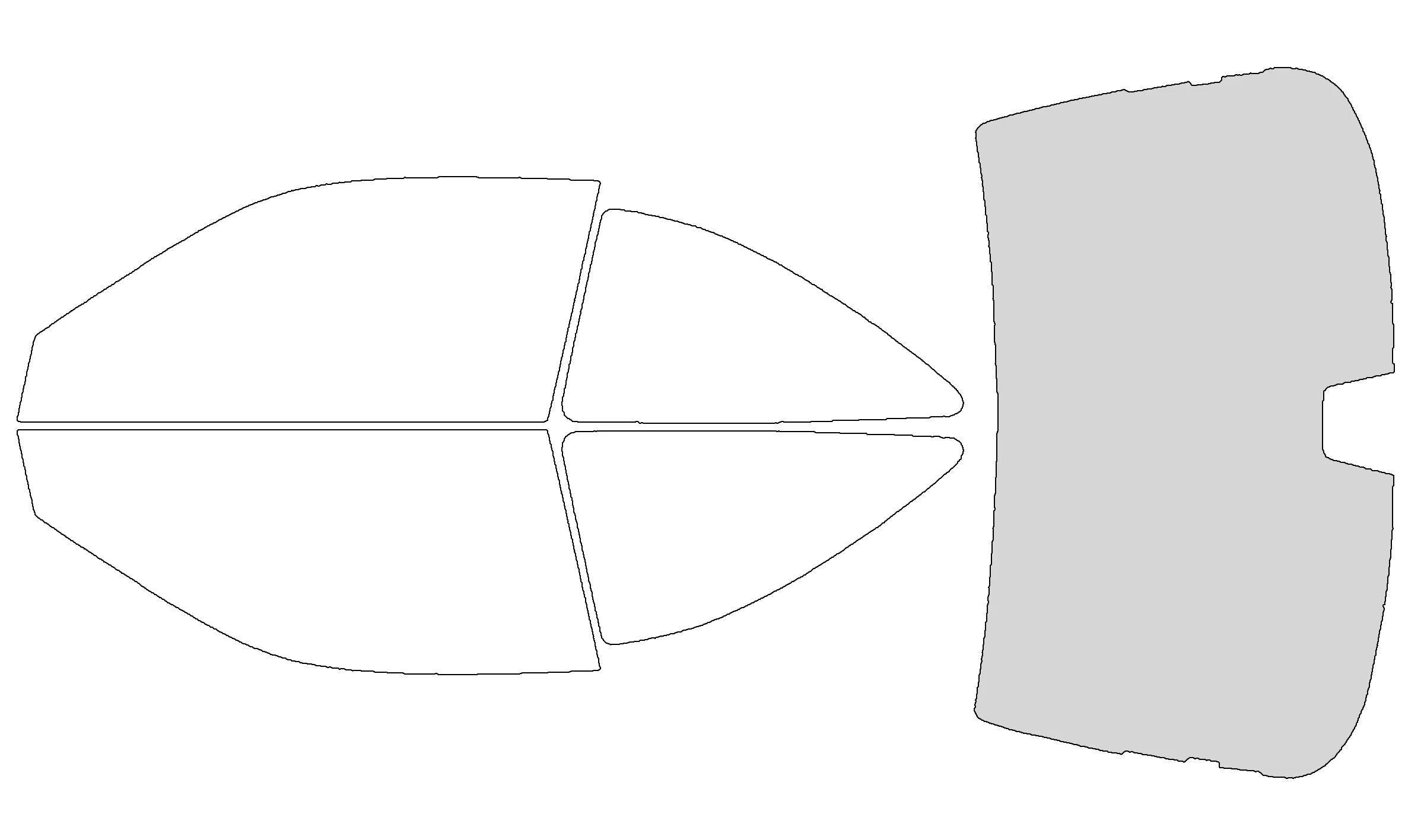 Precut Window Tint Kit for Honda Civic Coupe (1996–2000) | UV Block & Privacy Film