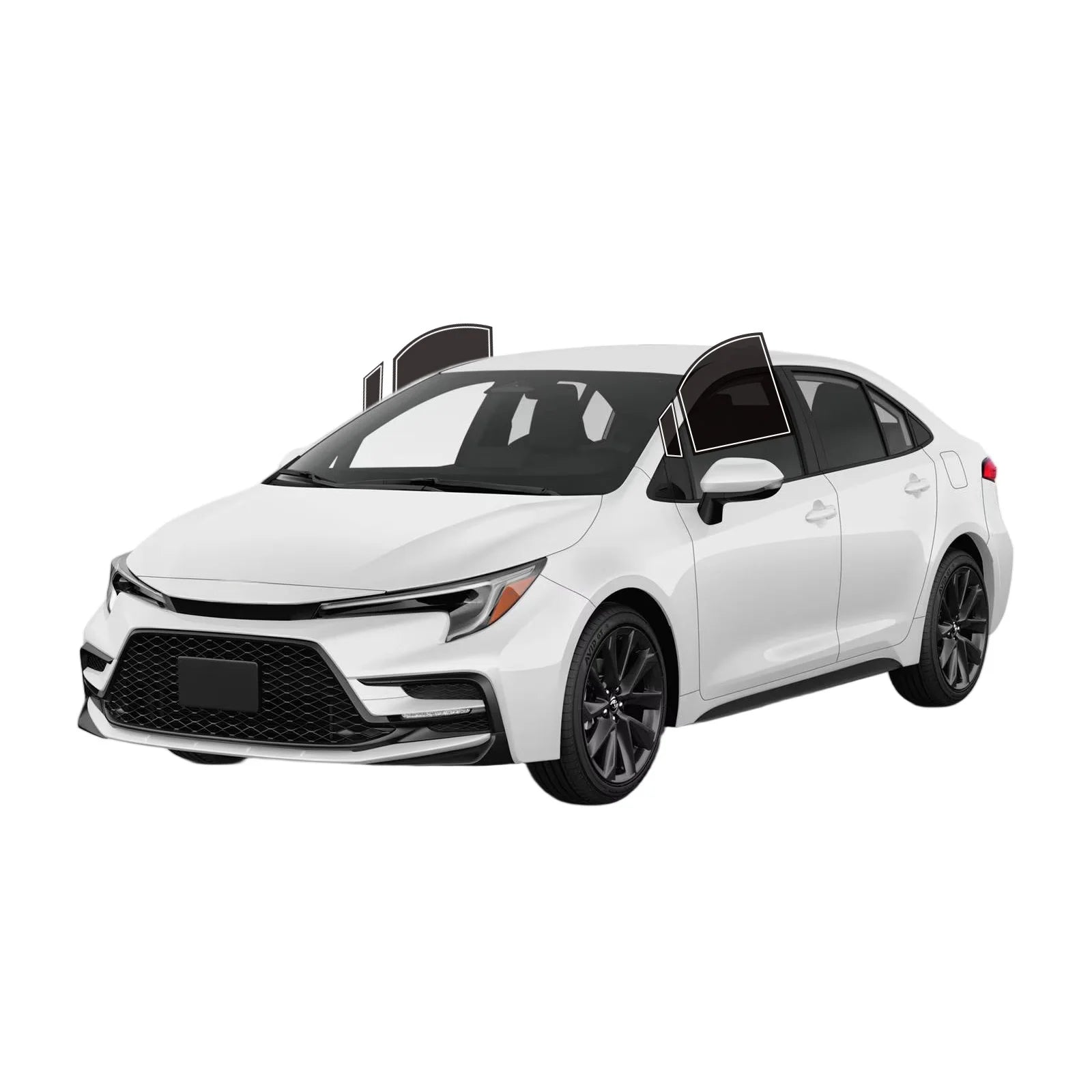 Precut Window Tint for Toyota Corolla Sedan (1993–2026) | UV Block