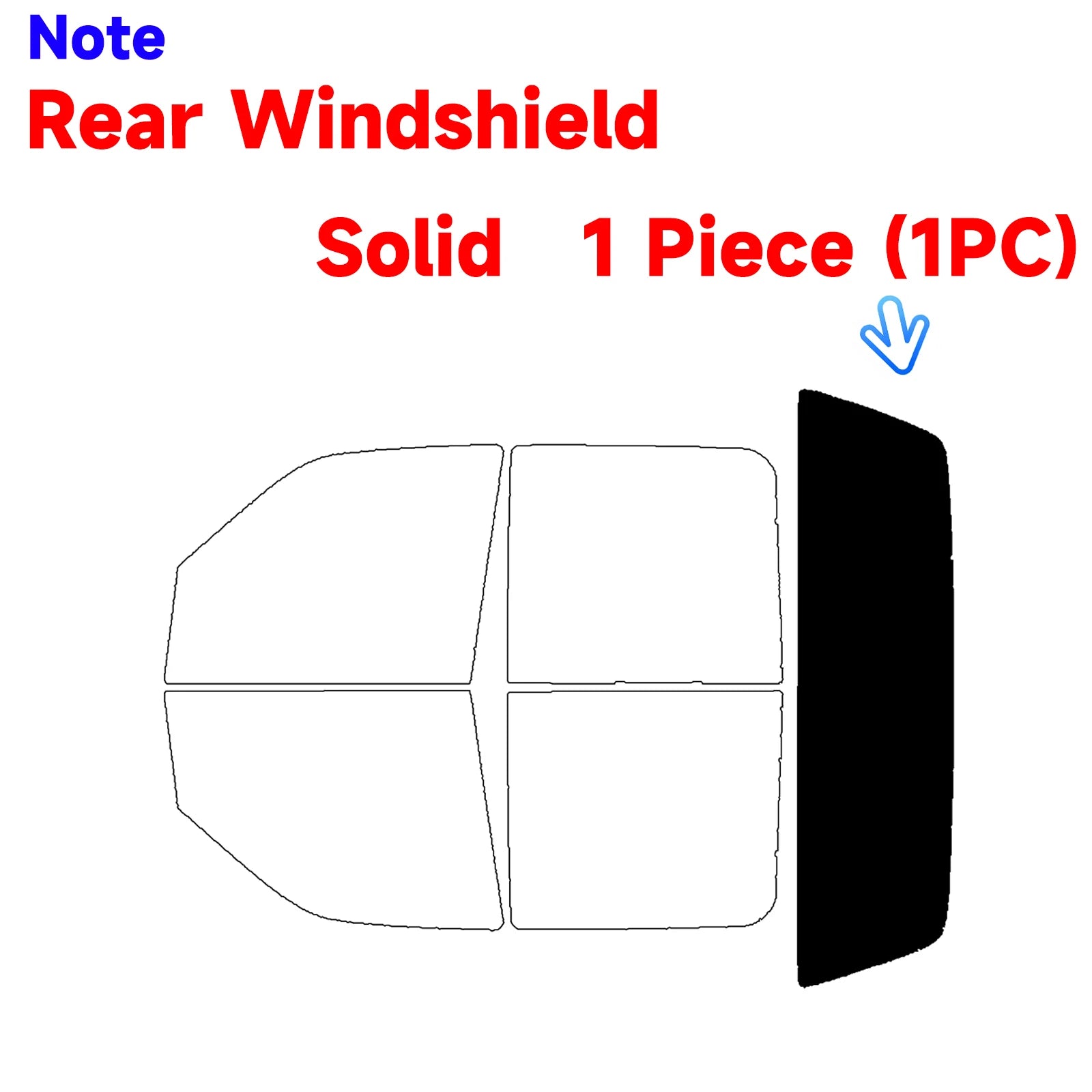 Precut Window Tint Kit for Ford F-150 Crew Cab (1997–2003) | UV Block & Privacy Film