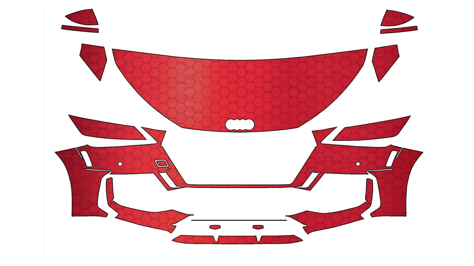 Audi TT RS (2019–2022) Front Paint Protection Film Kit | Pre-Cut PPF
