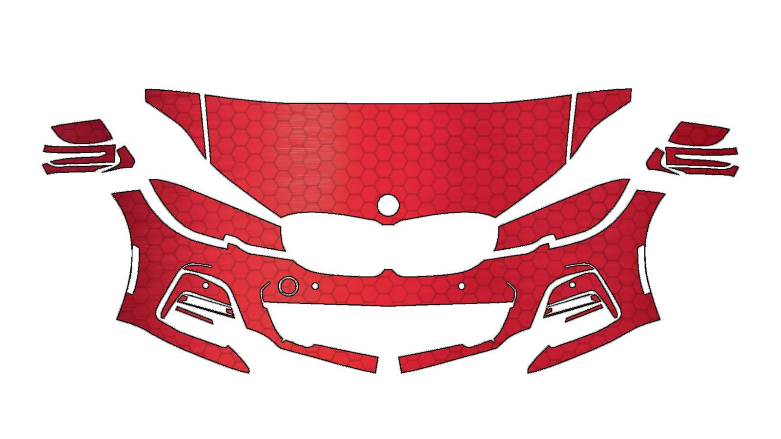 BMW 3 Series M Sport (2019–2022) Front Paint Protection Film Kit | Pre-Cut PPF