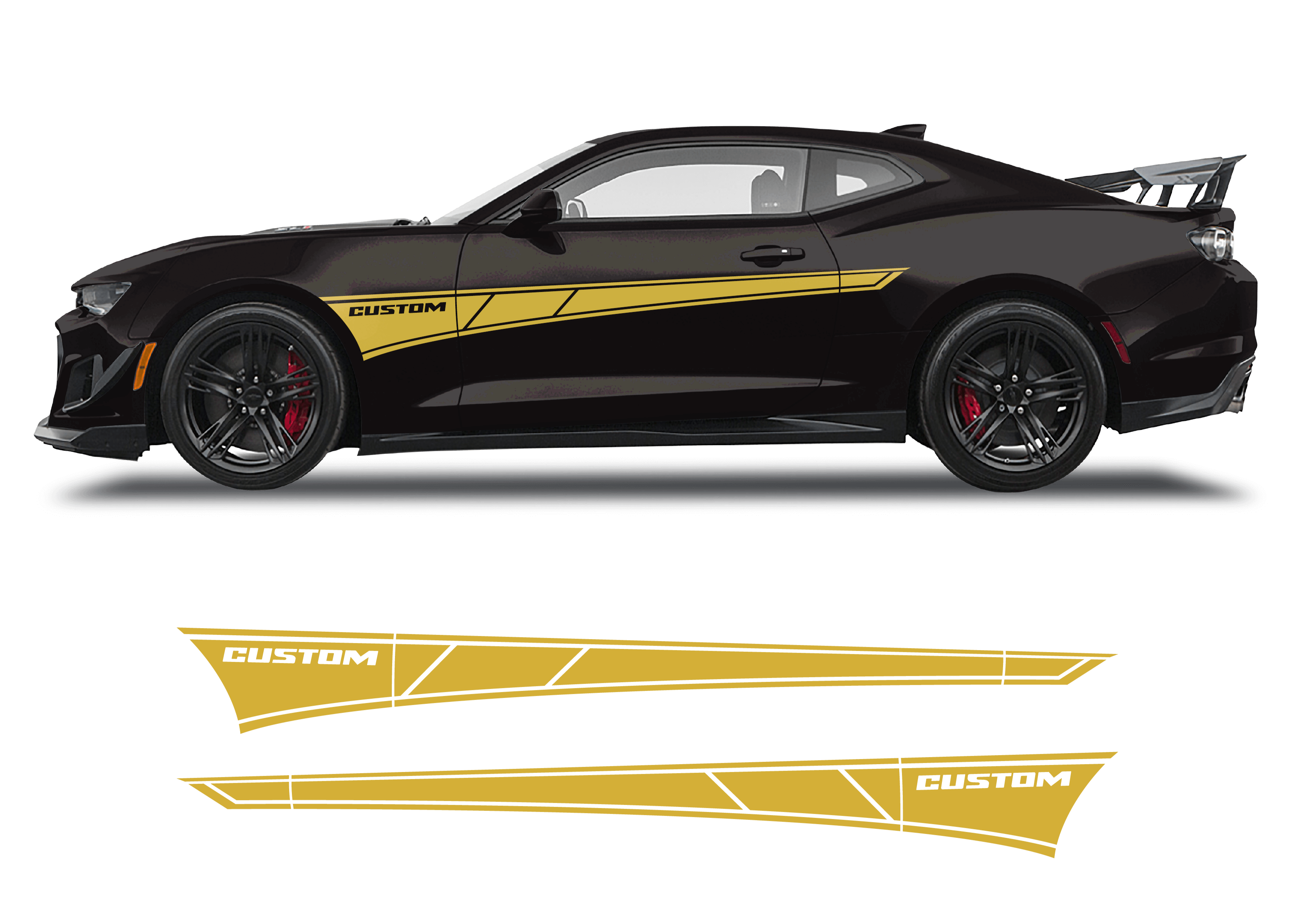Chevrolet Camaro Side Custom Graphics Stripe