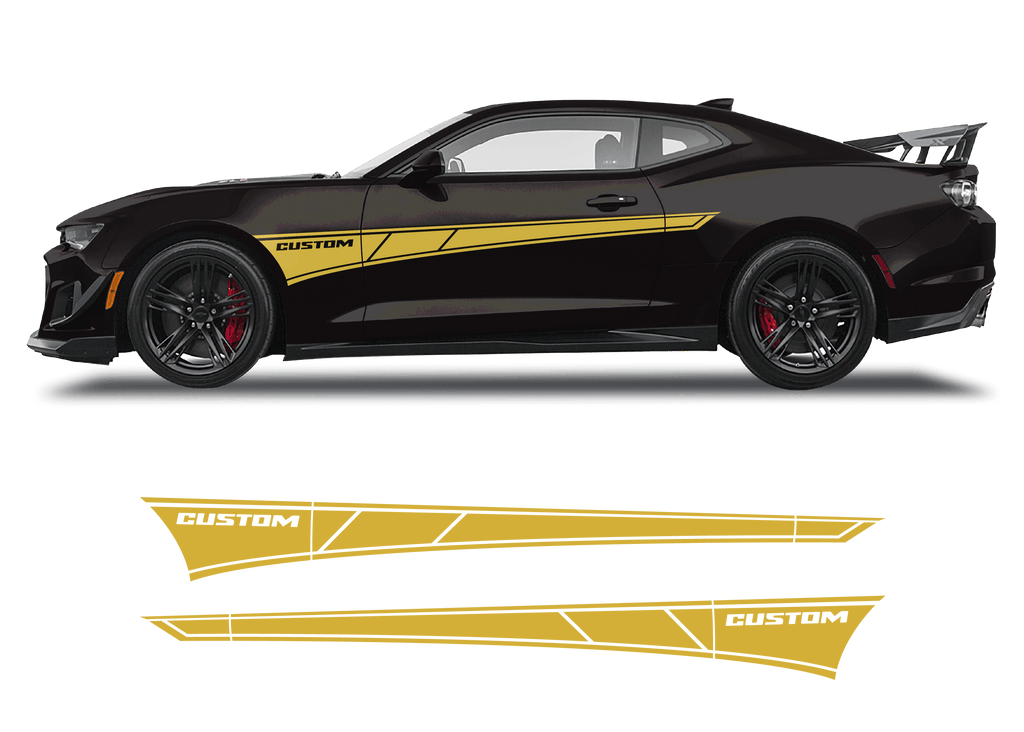 Chevrolet Camaro Side Custom Graphics Stripe