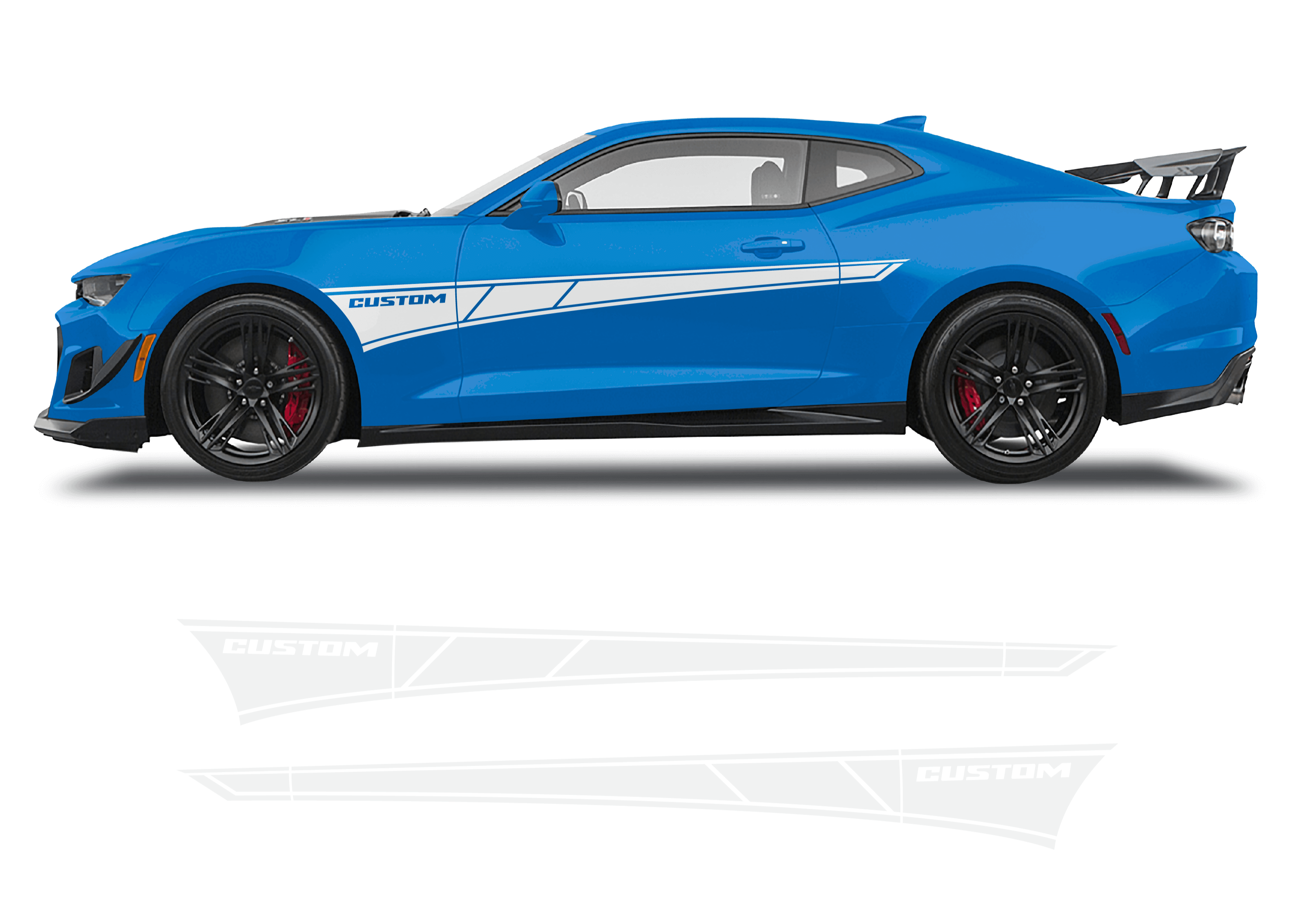 Chevrolet Camaro Side Custom Graphics Stripe