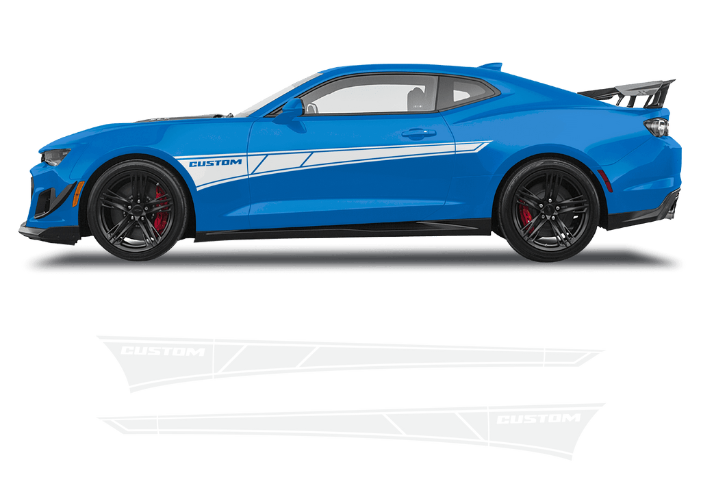 Chevrolet Camaro Side Custom Graphics Stripe