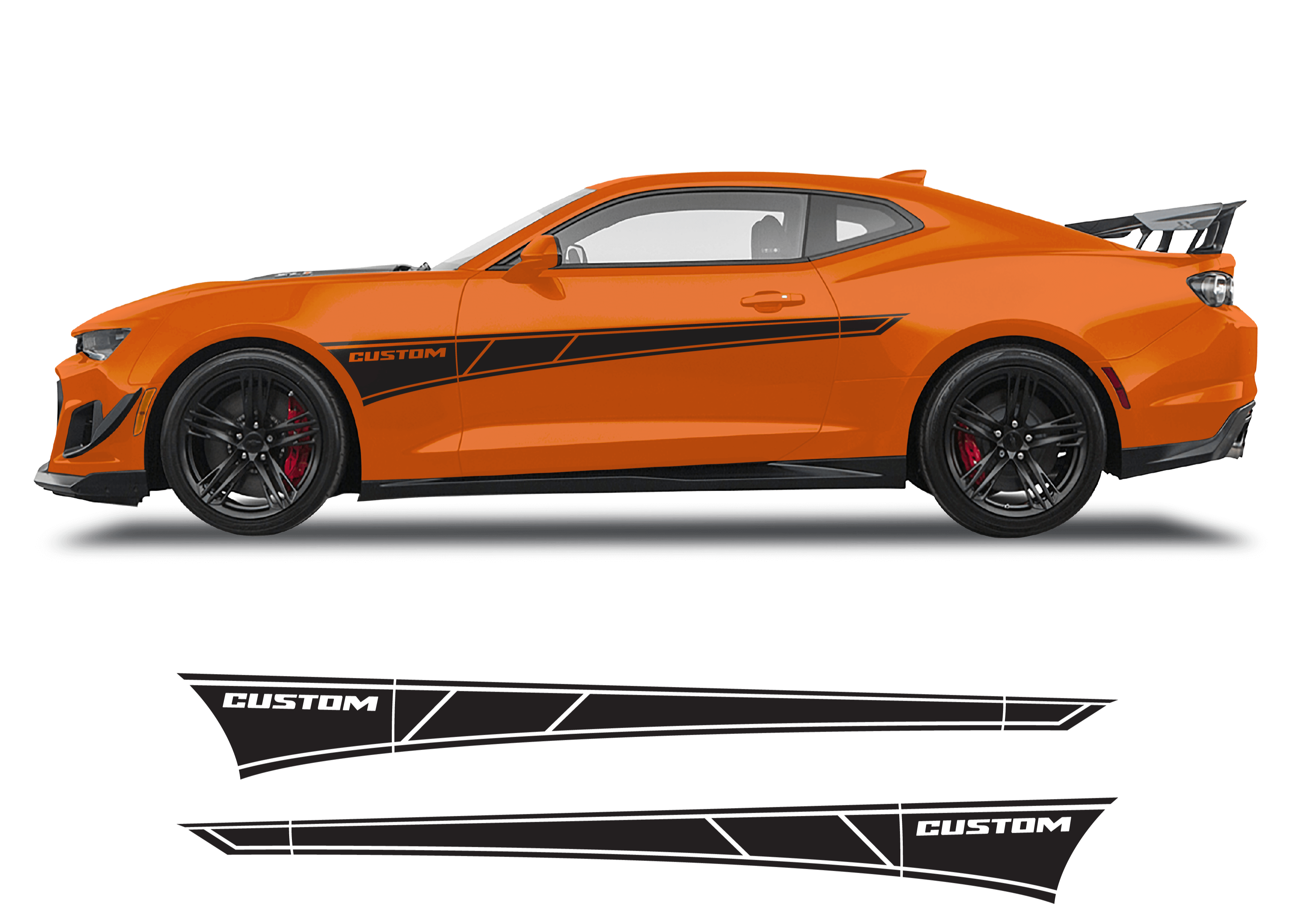 Chevrolet Camaro Side Custom Graphics Stripe