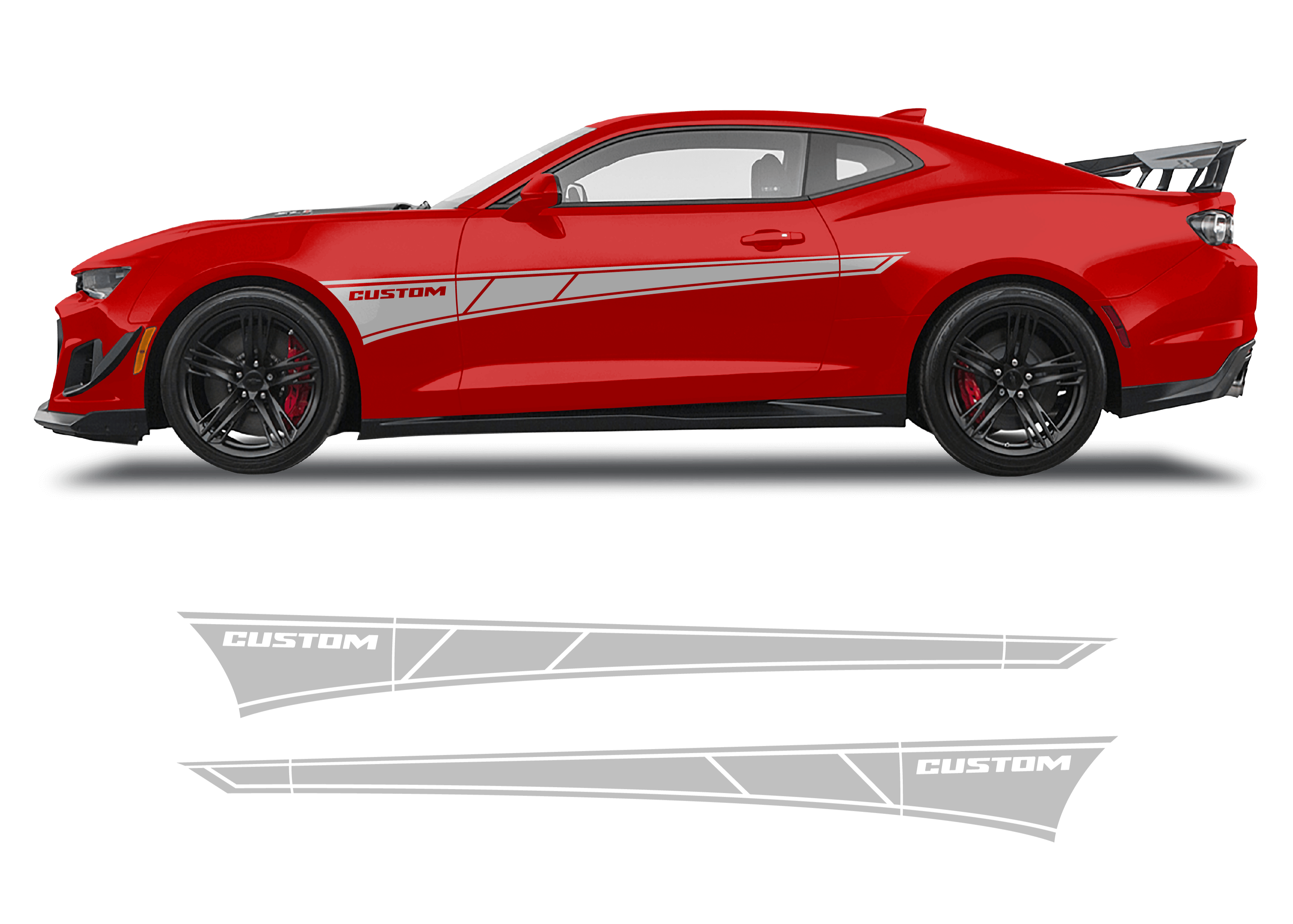 Chevrolet Camaro Side Custom Graphics Stripe