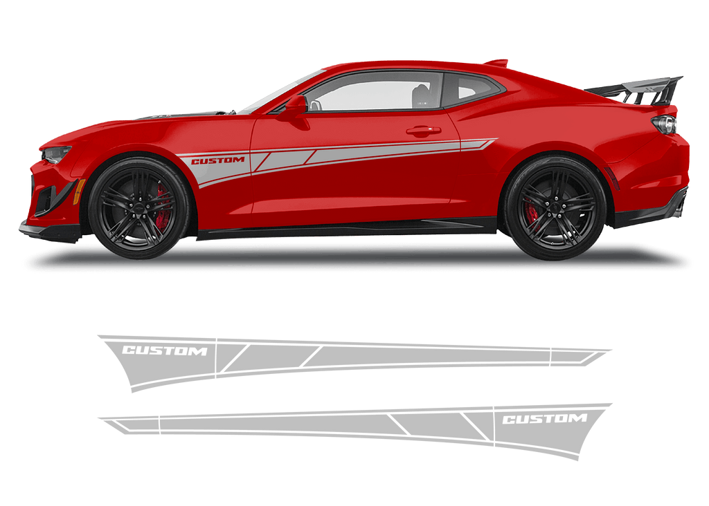 Chevrolet Camaro Side Custom Graphics Stripe