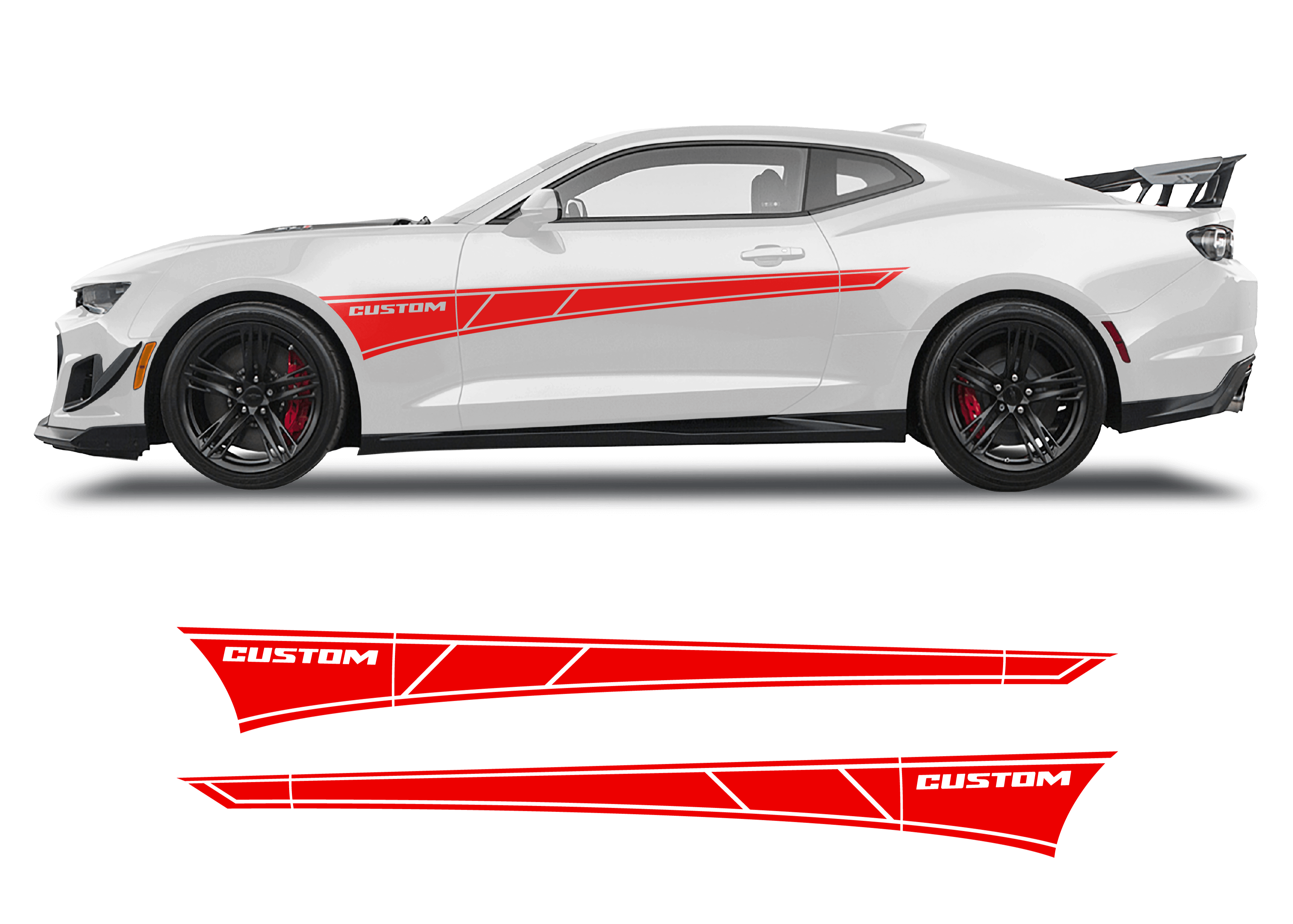 Chevrolet Camaro Side Custom Graphics Stripe