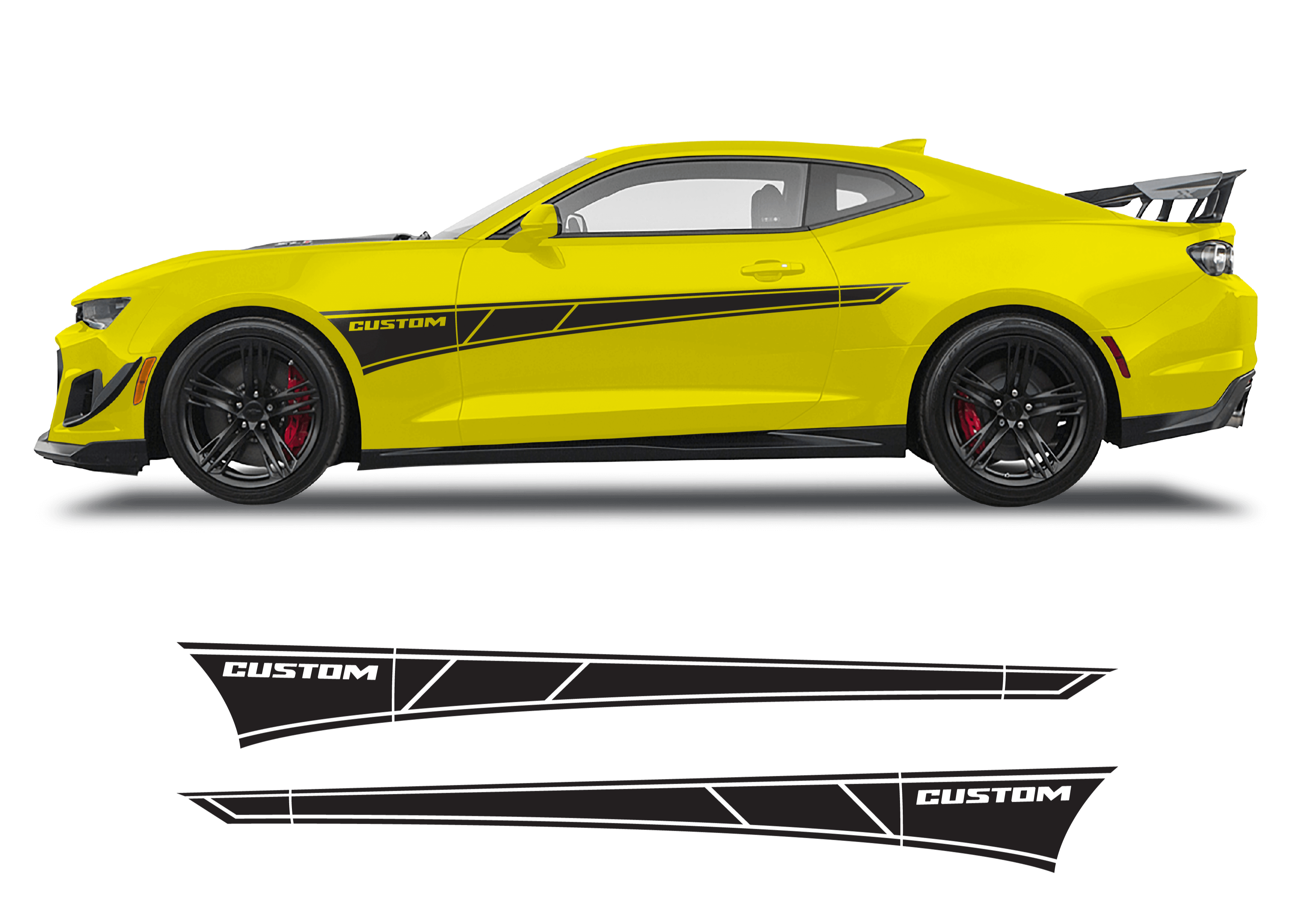 Chevrolet Camaro Side Custom Graphics Stripe