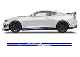 Gráficos de doble raya de Chevrolet Camaro, 1 color