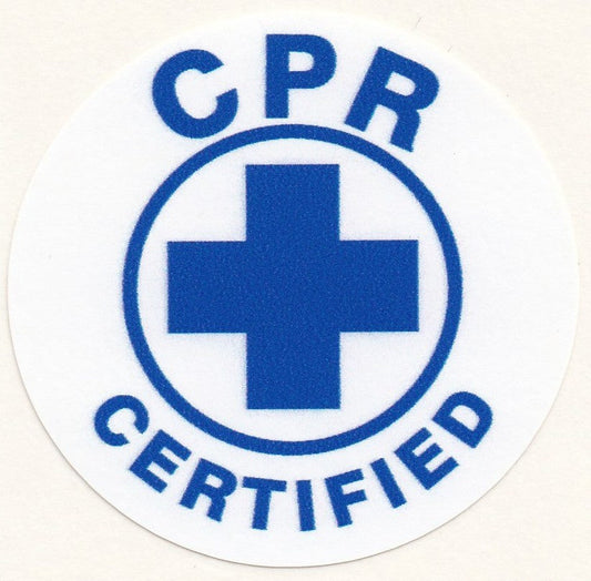 CPR Certified Hard Hat Sticker #SS13