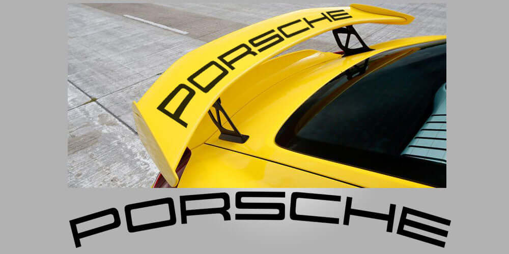 981 GT4 Wing Decal