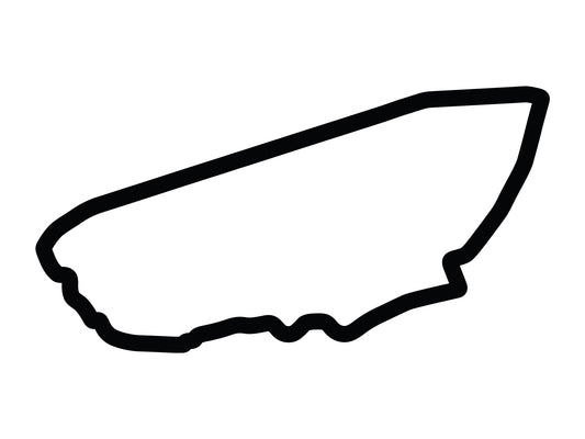 Le Mans Circuit de la Sarthe Decal