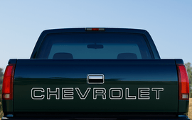 Calcomanía de vinilo para puerta trasera de camioneta CHEVROLET Silverado 1500