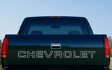Calcomanía de vinilo para puerta trasera de camioneta CHEVROLET Silverado 1500
