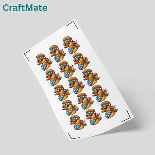 CraftMate - Matte Sticker Paper For Inkjet & Laser Printers US Legal 8.5"x14"