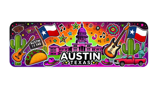 Austin Texas ATX Bumper Sticker