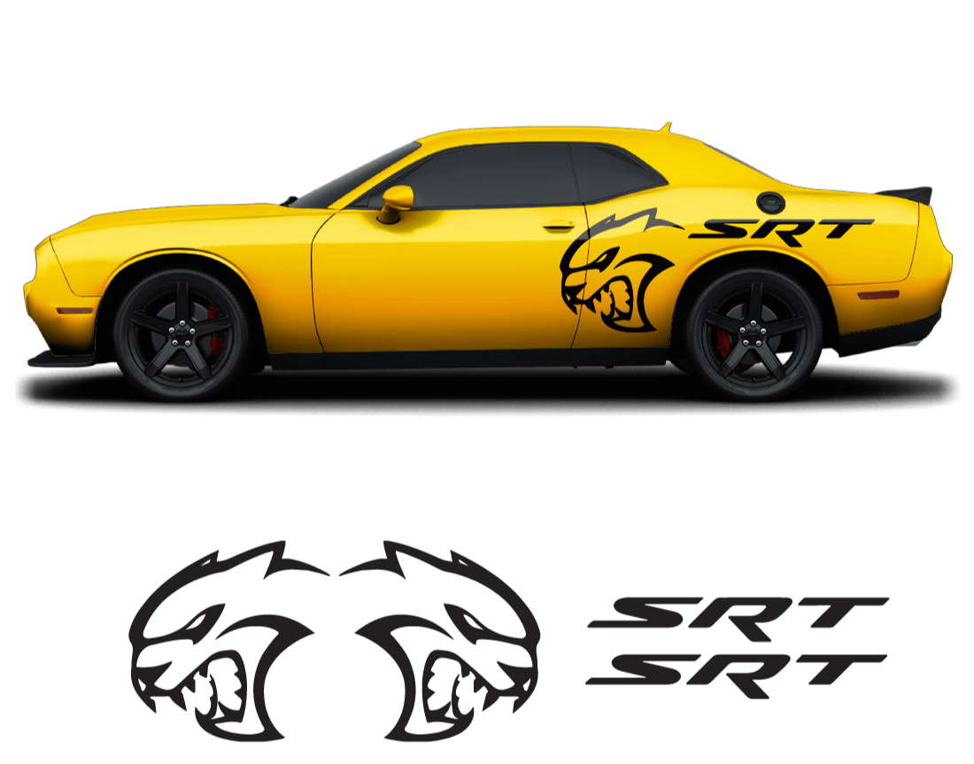 Dodge Challenger Side Graphics