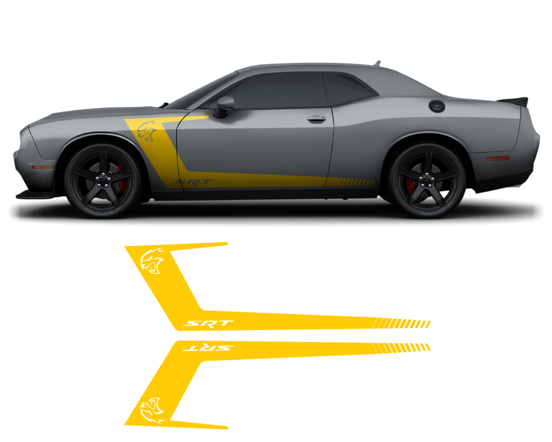 Dodge Challenger Side Graphics