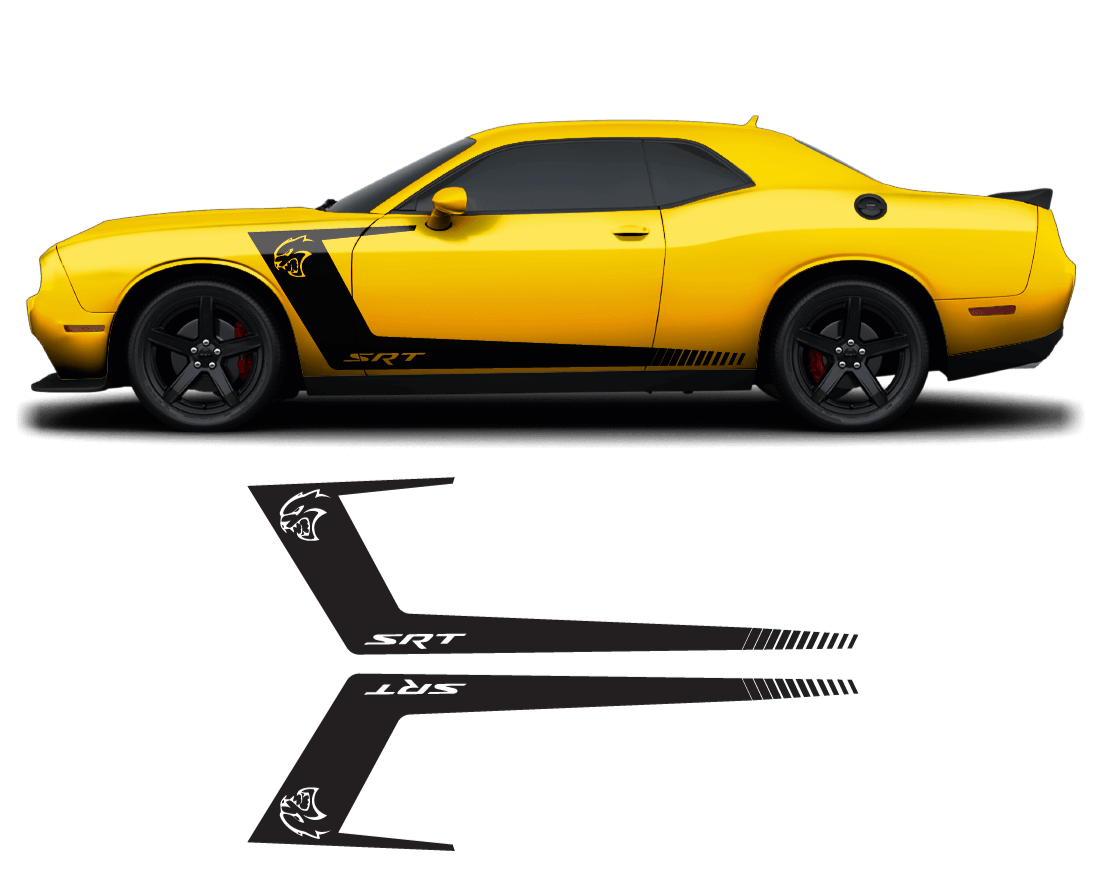 Dodge Challenger Side Graphics