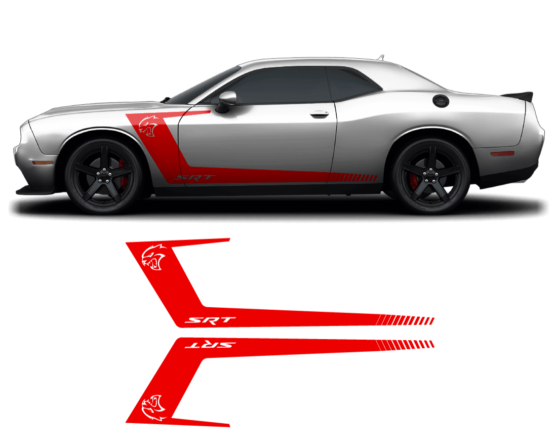 Dodge Challenger Side Graphics