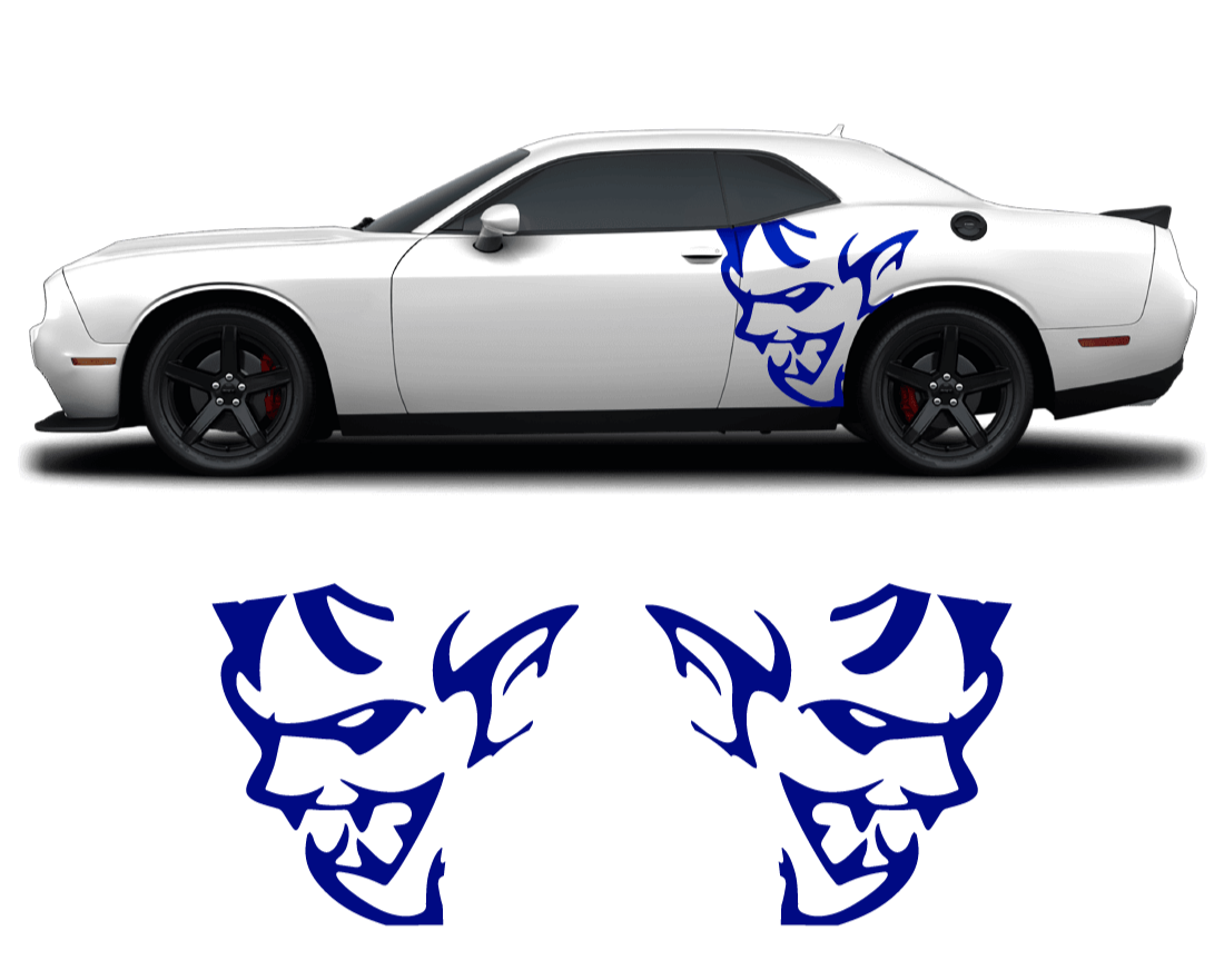 Dodge Challenger Demon Side Graphics