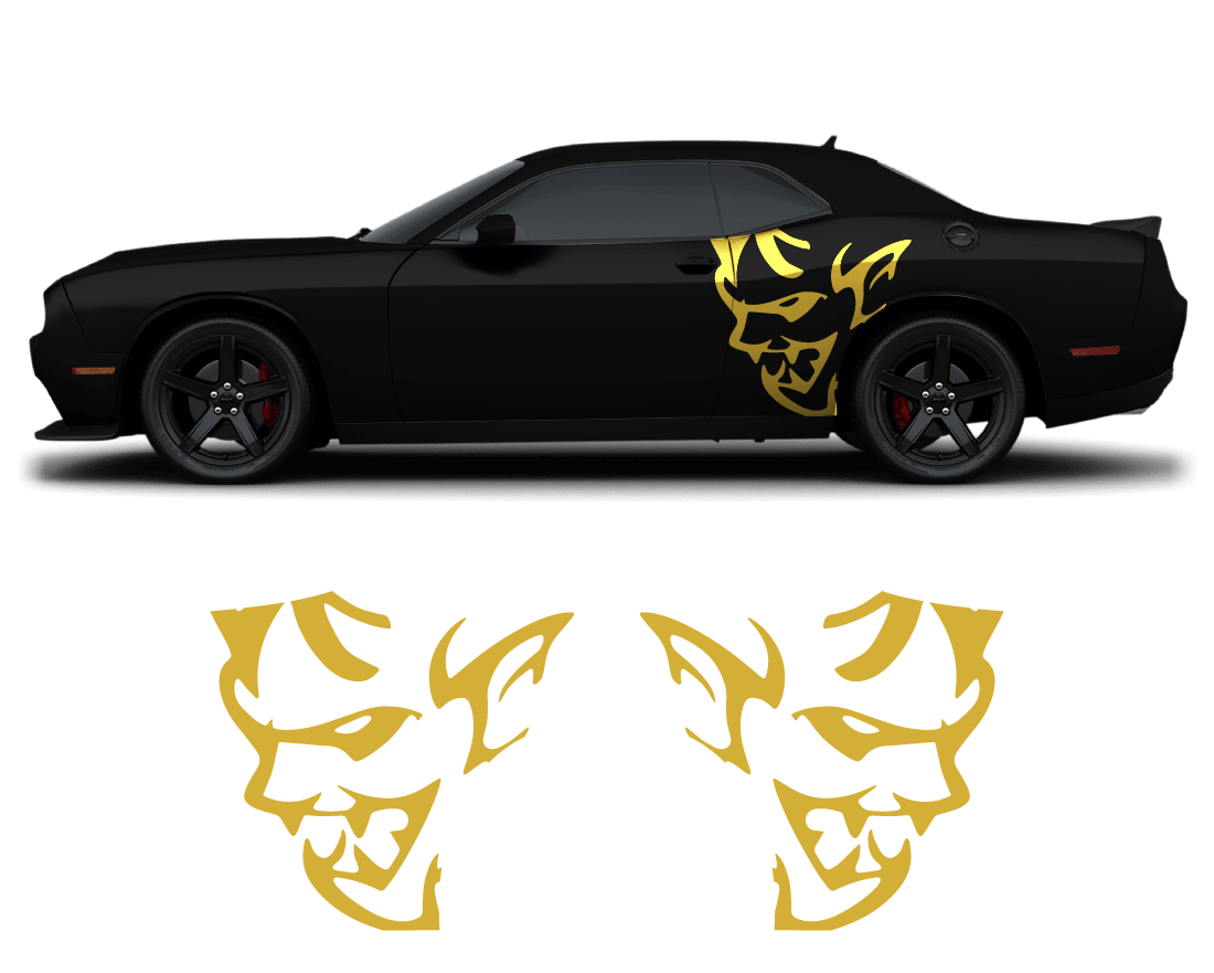 Dodge Challenger Demon Side Graphics
