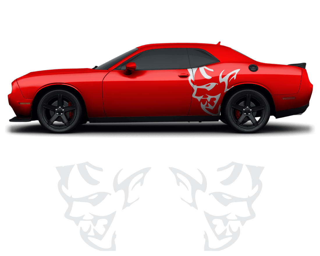 Dodge Challenger Demon Side Graphics