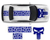 Dodge Challenger Top Skull Hood & Roof Graphics Kit (2011–2022)