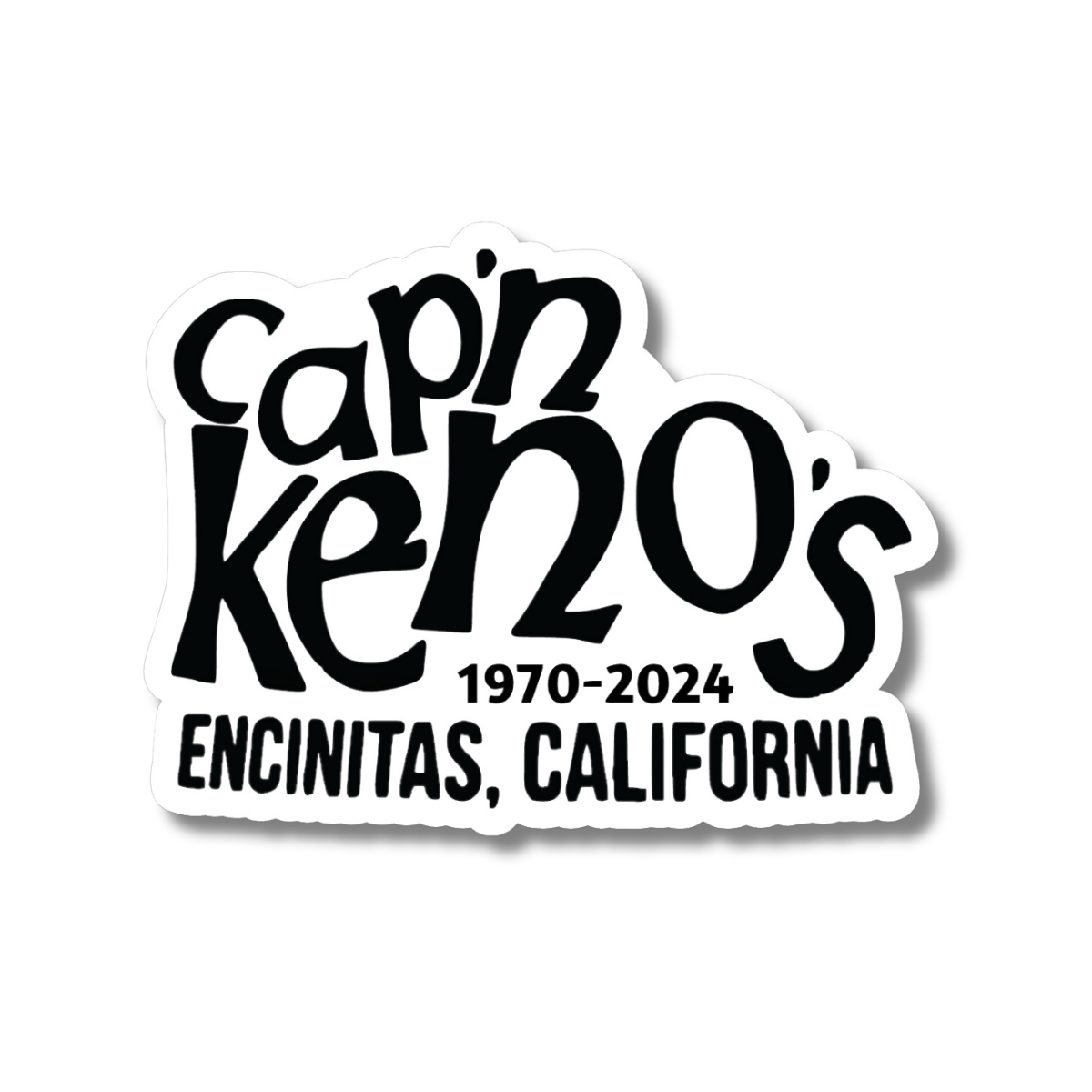 Cap'n Kenos Bumper Sticker