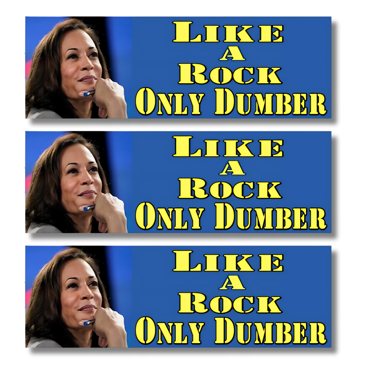 Funny Presidential Republican Anti Kamala Bumper Stickers Value Pack