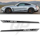 Calcomanía de franja lateral de Mercedes Benz AMG GT Racing
