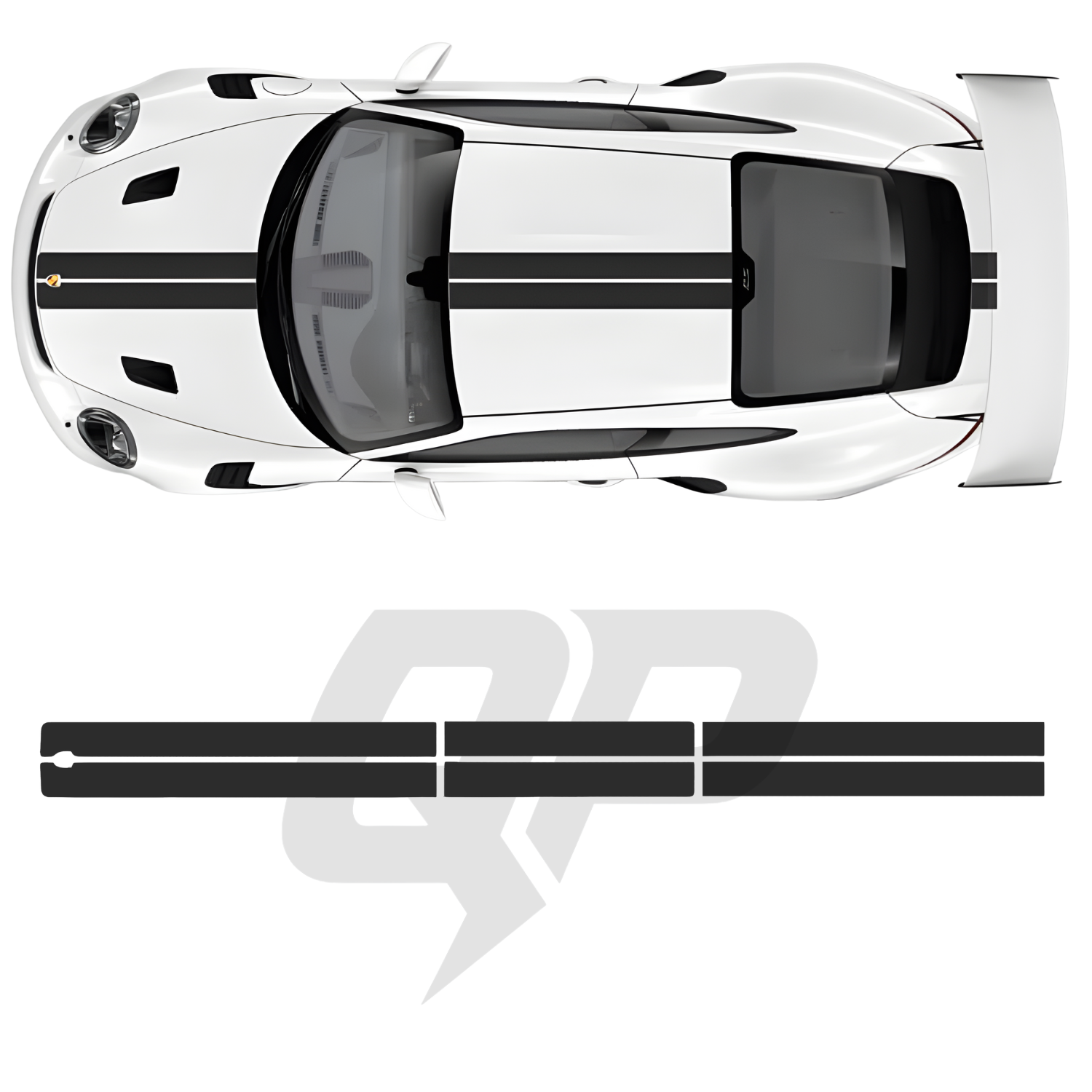 Porsche 991 Center Stripe Decal