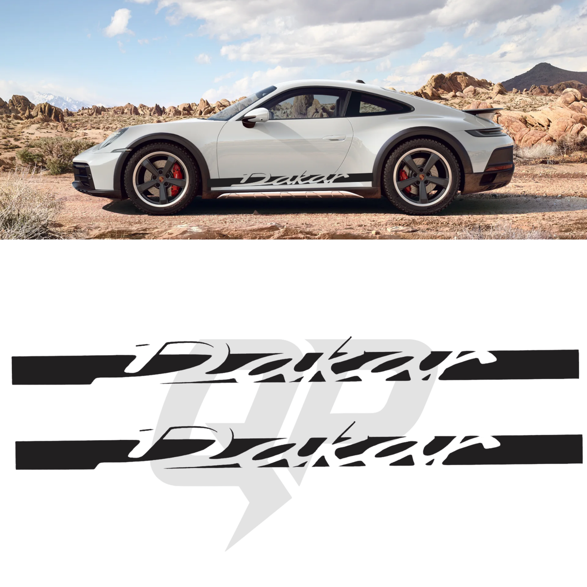 Porsche Dakar Side Stripes Set