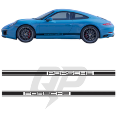 Porsche Universal 3.5" Side Stripes Decal Set