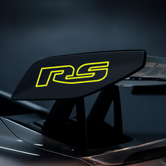 RS Porsche Wing Decal – Premium Vinyl Logo for GT3/GT2/911 Spoilers