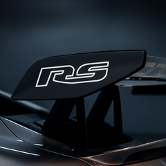 RS Porsche Wing Decal – Premium Vinyl Logo for GT3/GT2/911 Spoilers