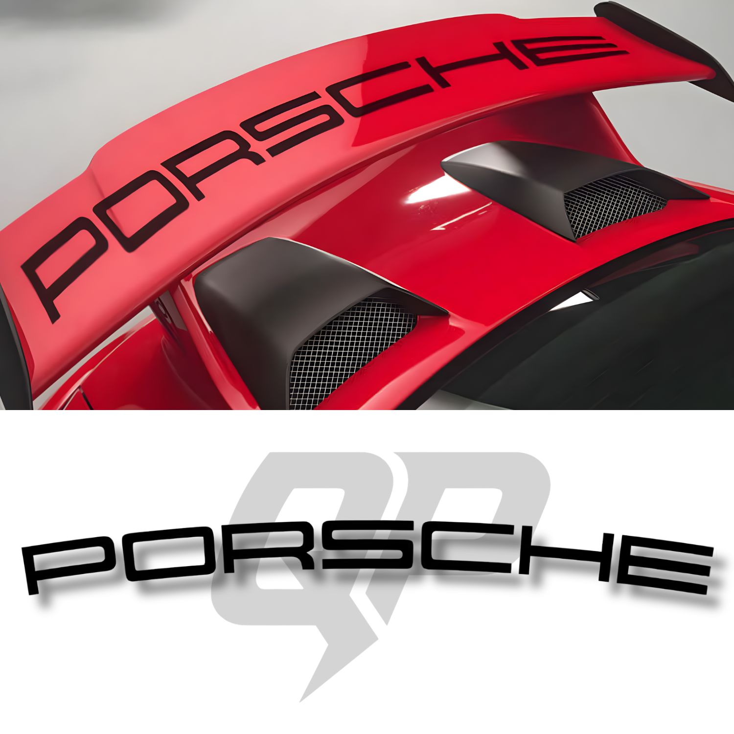 Porsche 991 GT3 Wing Decal