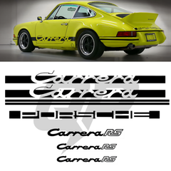 Juego completo de calcomanías gráficas para el Porsche 911 Carrera RS 2.7 de 1973